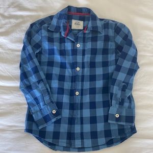 Mini Boden boys dress shirt size 5-6